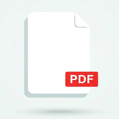 Document icon for PDF and document management services.